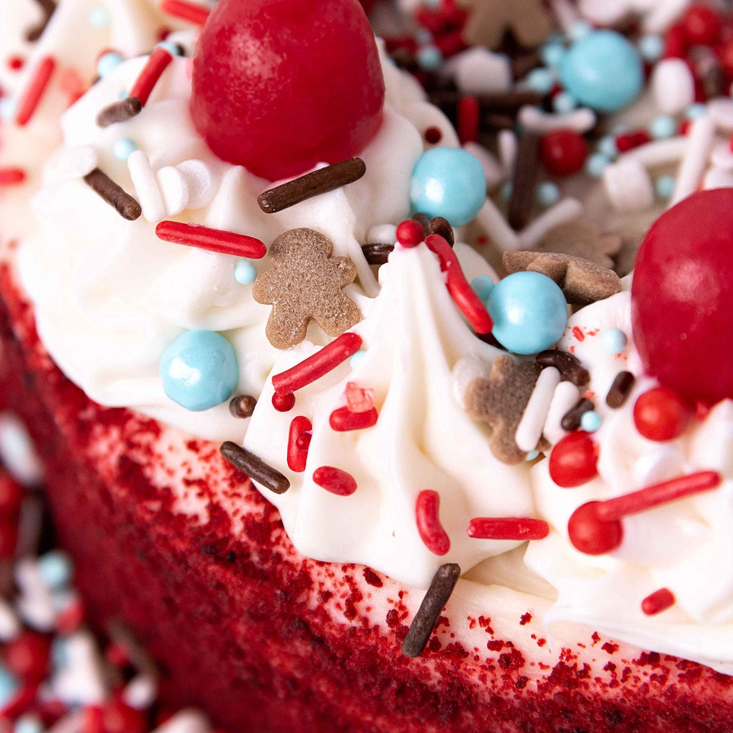 Sweets Indeed Sprinkles, Gingerbread Edible Sprinkle Mix, Perfect for Cake Decorations, Baking, Ice Cream, Cookies, Cupcake Topper 4 ounces