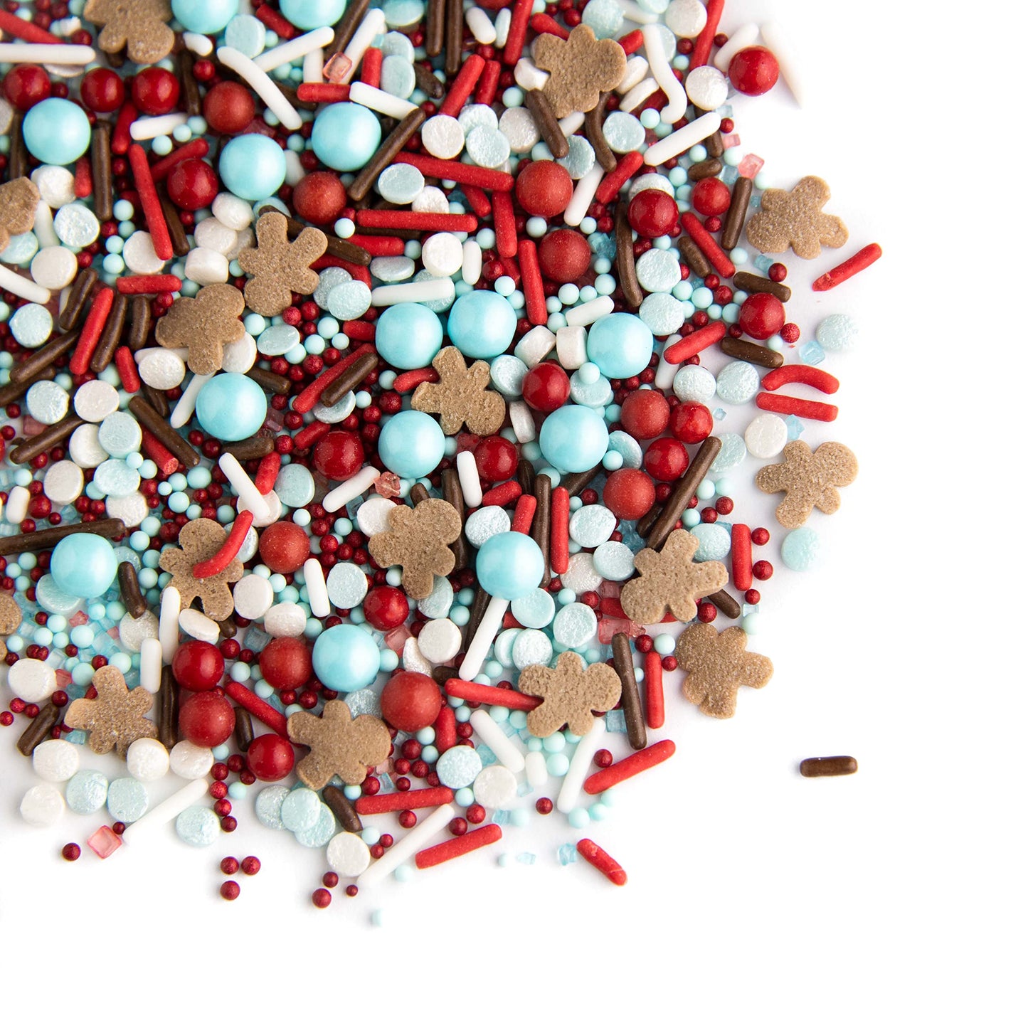 Sweets Indeed Sprinkles, Gingerbread Edible Sprinkle Mix, Perfect for Cake Decorations, Baking, Ice Cream, Cookies, Cupcake Topper 4 ounces