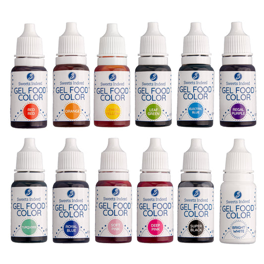 Gel Food Color - 12 Pack