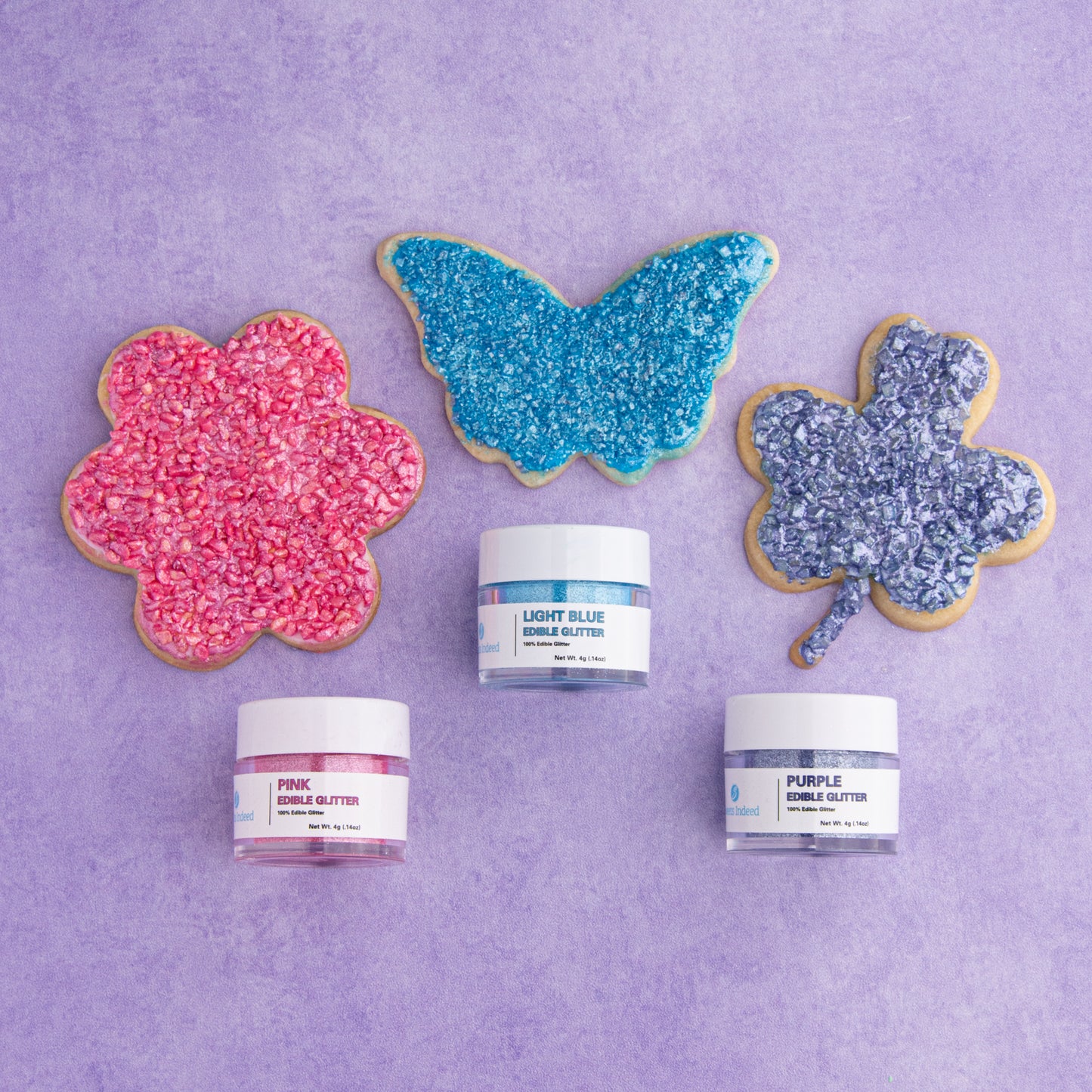 Blue Edible Glitter 4g