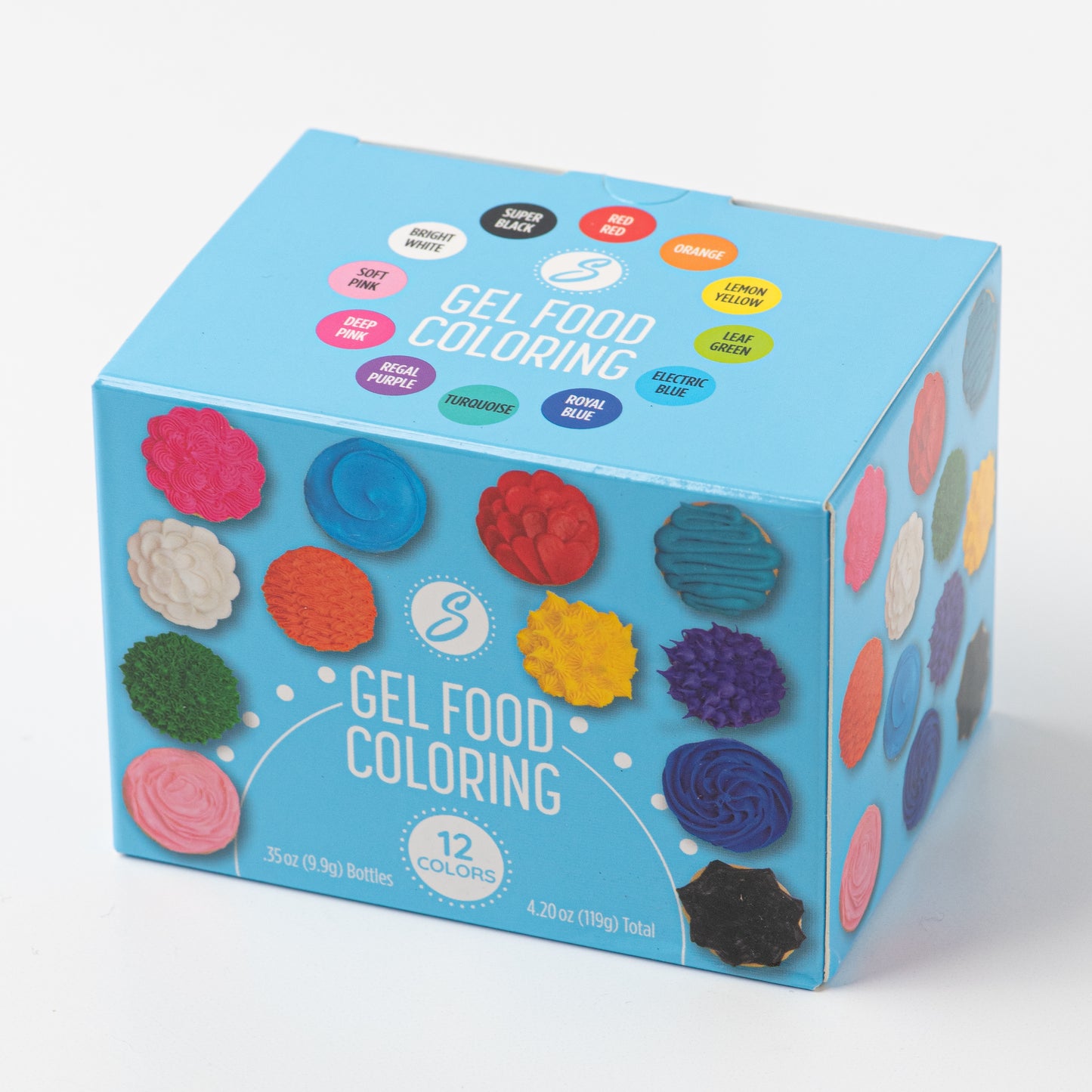 Gel Food Color - 12 Pack