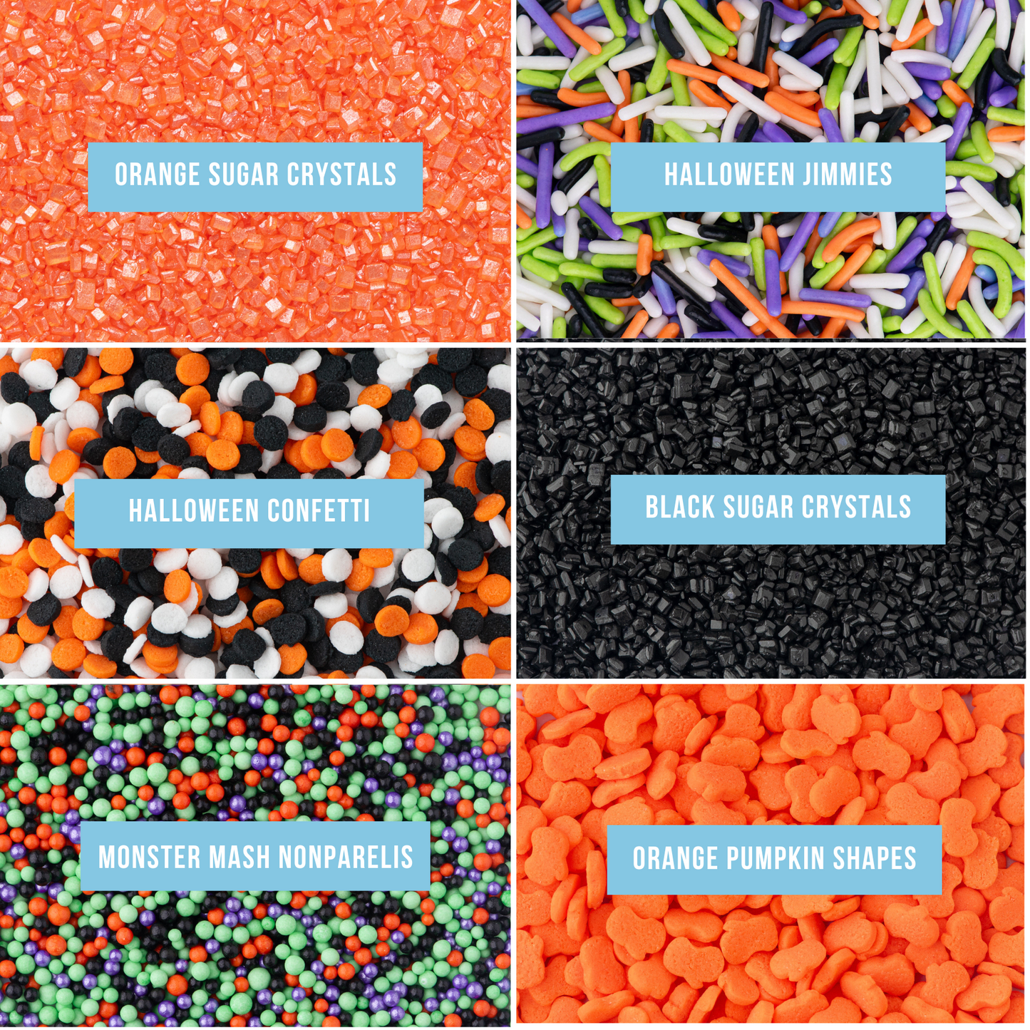 Halloween Sprinkle Jar - 6 Cell