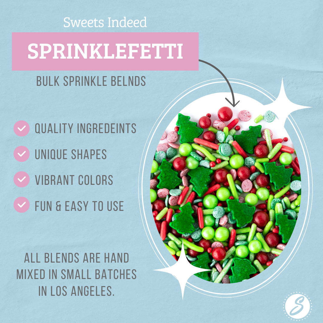 Christmas Tree Sprinklefetti 4oz Jar