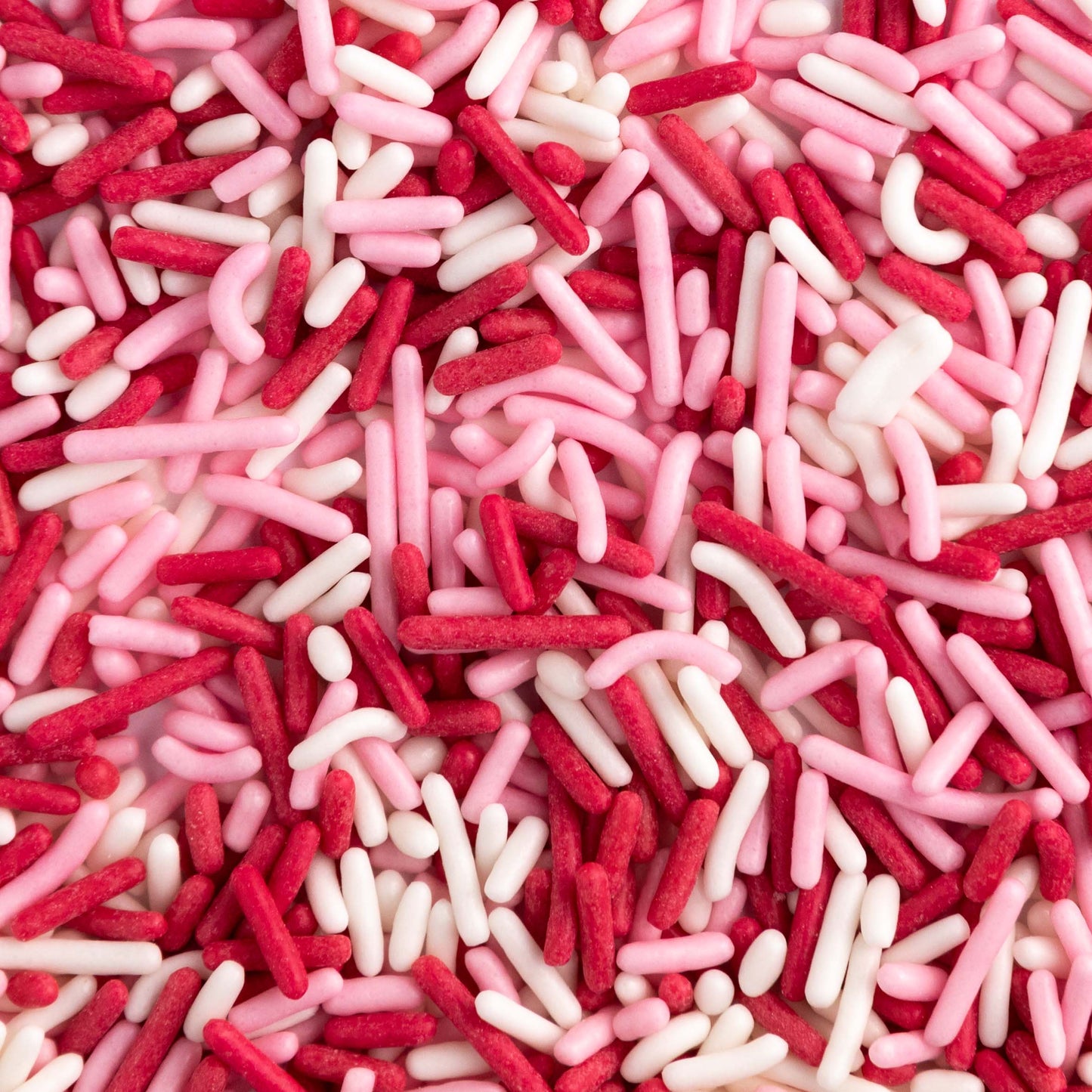Natural Red, White & Pink Jimmies