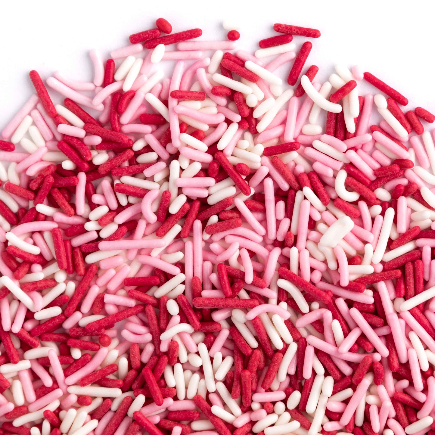Natural Red, White & Pink Jimmies