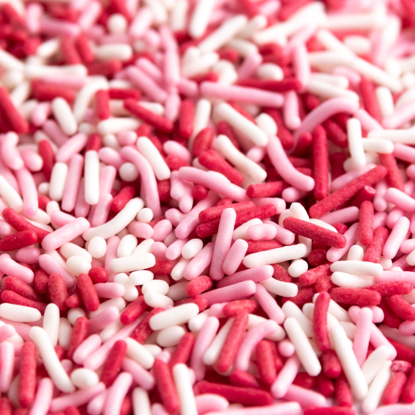 Natural Red, White & Pink Jimmies