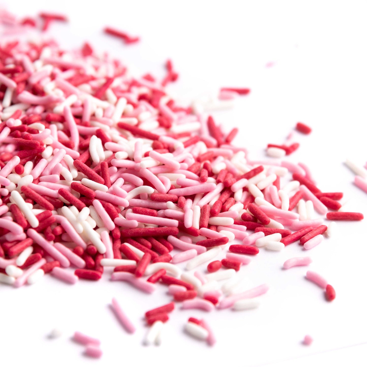 Natural Red, White & Pink Jimmies