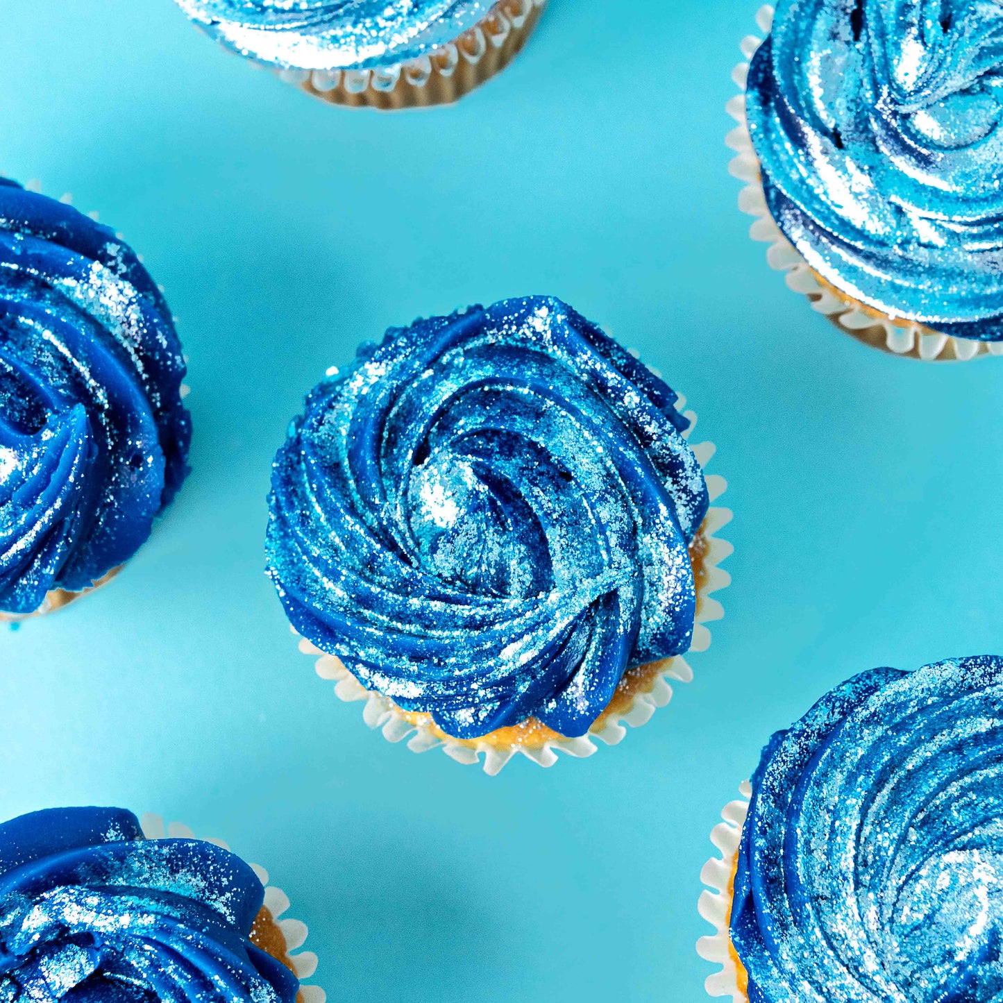 Blue Edible Glitter 4g
